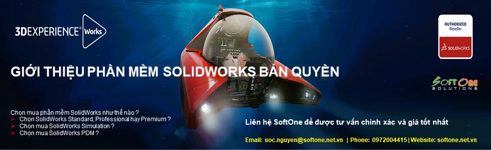 Mua bản quyền phần mềm SolidWorks vĩnh viễn. Ưu đãi lớn nhất từ đại lý